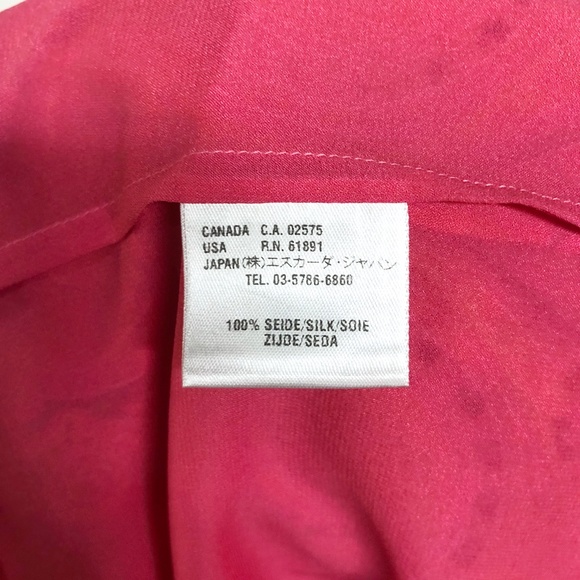 🆕 Escada Paisley Chiffon Dress - Picture 4 of 7